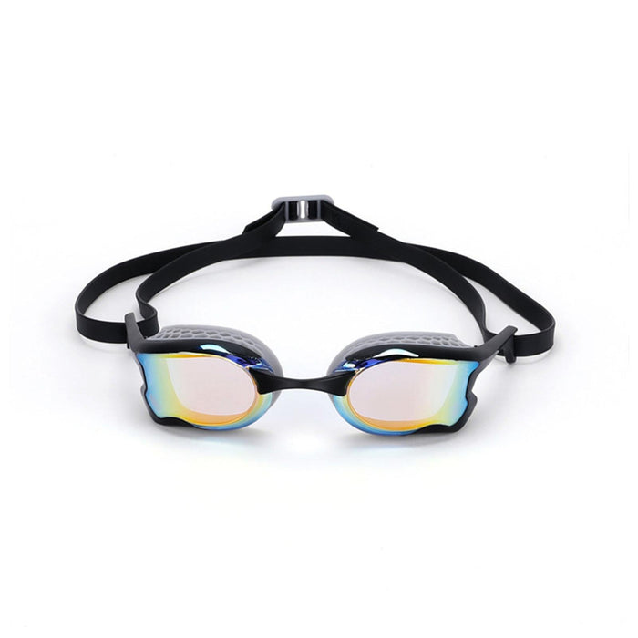 Schwimmbrille Raptor Hcb Titan Grau-Schwarz Verspiegelte-Blaue Linsen Zoggs 461085GYBKMBL