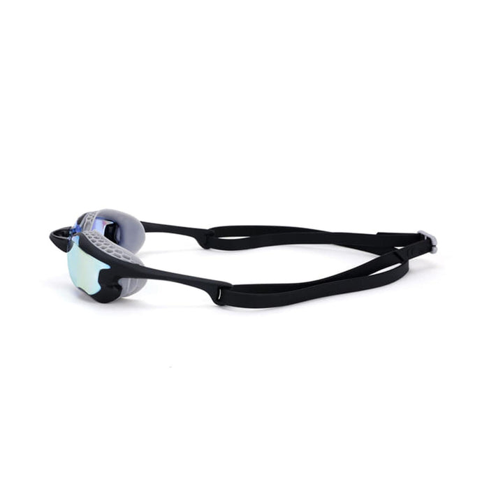 Schwimmbrille Raptor Hcb Titan Grau-Schwarz Verspiegelte-Blaue Linsen Zoggs 461085GYBKMBL