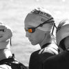 Schwimmbrille Raptor Hcb Titan Grau-Schwarz Verspiegelte-Rote Linsen Zoggs 461085GYBKMRD