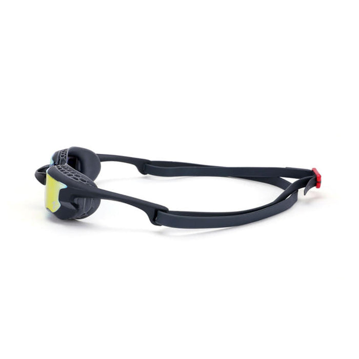 Schwimmbrille Raptor Hcb Titan Grau-Schwarz Verspiegelte-Rote Linsen Zoggs 461085GYBKMRD