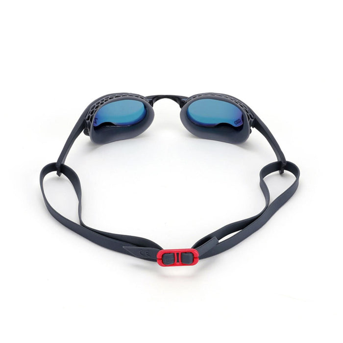 Schwimmbrille Raptor Hcb Titan Grau-Schwarz Verspiegelte-Rote Linsen Zoggs 461085GYBKMRD