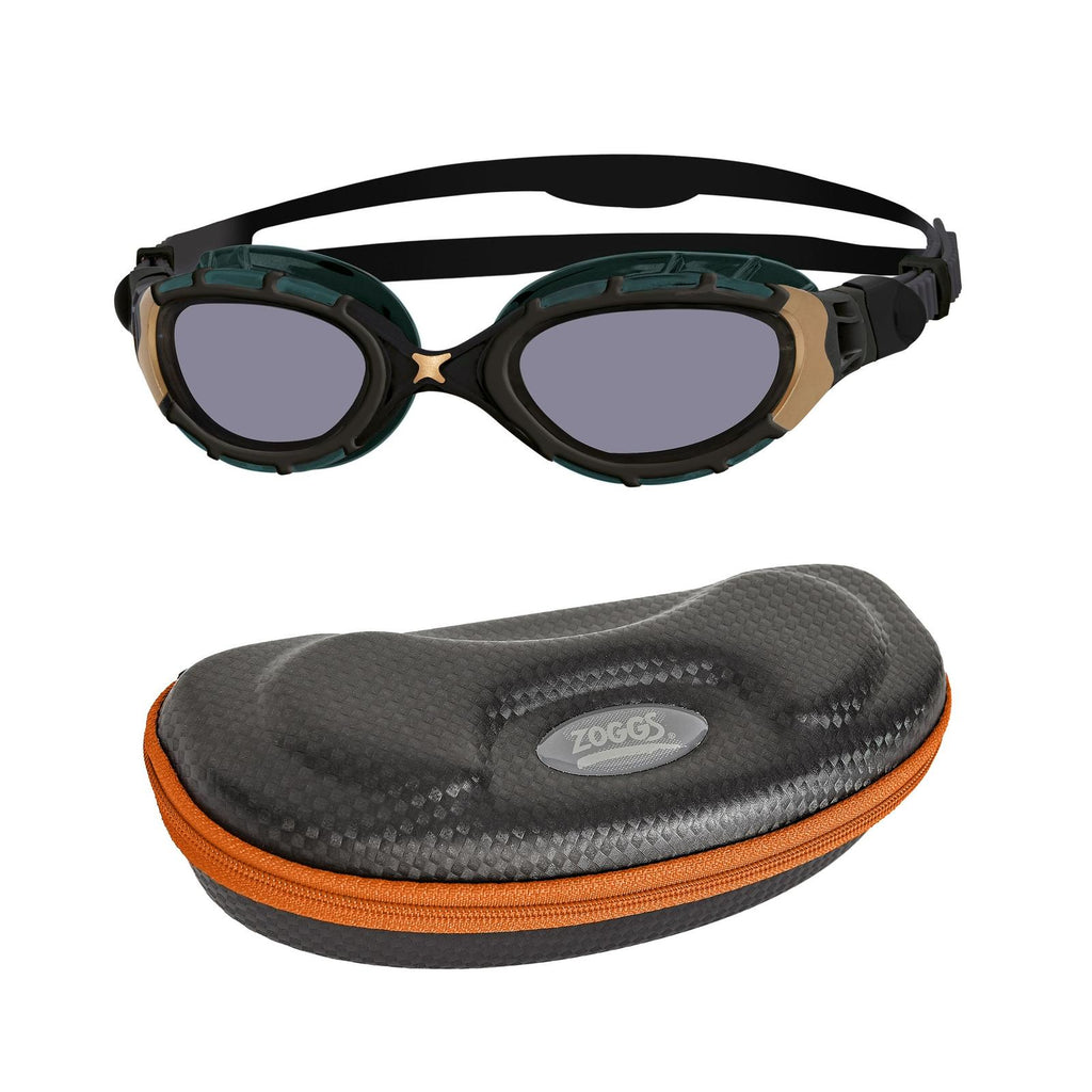 Schwimmbrille Predator Flex Titanium Reactor Schwarz-Gold Regular Zoggs 461089BKGORTIR