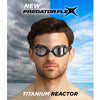 Schwimmbrille Predator Flex Titanium Reactor Schwarz-Gold Regular Zoggs 461089BKGORTIR