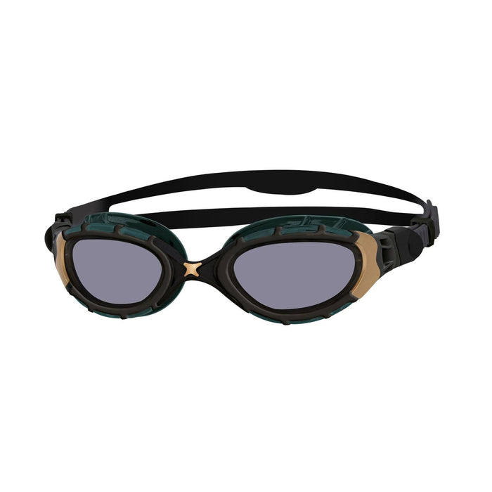 Schwimmbrille Predator Flex Titanium Reactor Schwarz-Gold Klein Zoggs 461089BKGORTIS