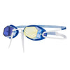 Schwimmbrille Diamond Titan-Blau-Weiß Verspiegelte Gold Linsen Zoggs 461090BLWHMGD