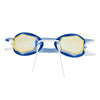 Schwimmbrille Diamond Titan-Blau-Weiß Verspiegelte Gold Linsen Zoggs 461090BLWHMGD