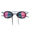 Schwimmbrille Diamond Titan-Grau-Schwarz Verspiegelte Rote Linsen Zoggs 461090GYBKMRD