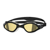Schwimmbrille Tiger Lsr++ Titan Schwarz-Grau Gespiegeltes-Gold Linsen Klein Zoggs 461092BKGYMGDS