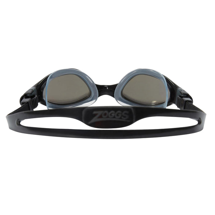 Schwimmbrille Tiger Lsr++ Titan Schwarz-Grau Gespiegeltes-Gold Linsen Klein Zoggs 461092BKGYMGDS