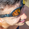 Schwimmbrille Tiger Lsr+ Titan Schwarz-Grau Gespiegeltes-Rot Linsen Regular Zoggs 461092BKGYMRDR