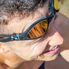 Schwimmbrille Tiger Lsr+ Titan Schwarz-Grau Gespiegeltes-Rot Linsen Klein Zoggs 461092BKGYMRDS
