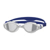 Schwimmbrille Tiger Lsr+ Titan Weiß-Blau Gespiegeltes-Rauch Linsen Regular Zoggs 461092WHBLMSMR