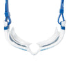 Schwimmbrille Tiger Lsr+ Titan Weiß-Blau Gespiegeltes-Rauch Linsen Klein Zoggs 461092WHBLMSMS
