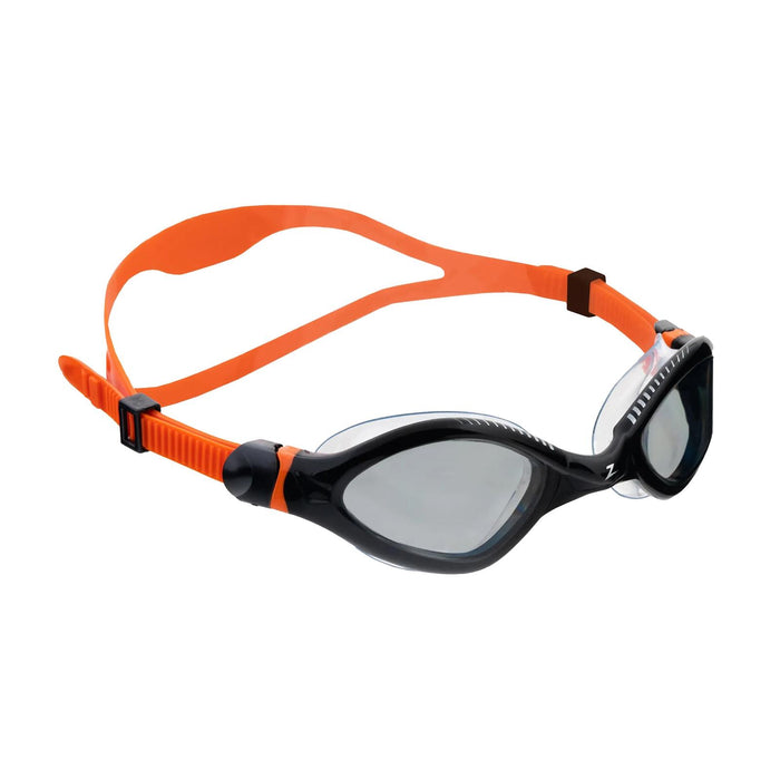 Schwimmbrille Tiger Lsr+ Schwarz-Orange Tönung-Rauch Linsen Klein Zoggs 461093BKORTSMS