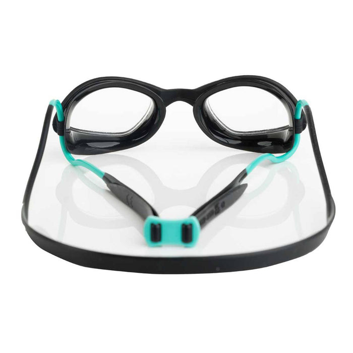 Schwimmbrille Tiger Lsr+ Schwarz-Türkis-Klar Regular Zoggs 461093BKTQCLRR