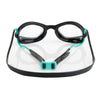 Schwimmbrille Tiger Lsr+ Schwarz-Türkis-Klar Regular Zoggs 461093BKTQCLRR