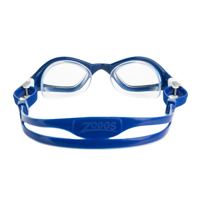 Schwimmbrille Tiger Lsr+ Blau-Weiß-Klar Klein Zoggs 461093BLWHCLRS