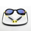 Schwimmbrille Tiger Titan Schwarz-Gelb Gespiegeltes-Limette Linsen Regular Zoggs 461094BKYLMLMR