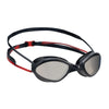 Schwimmbrille Tiger Titan Grau-Rot Gespiegeltes-Rauch Linsen Regular Zoggs 461094GYRDMSMR