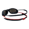 Schwimmbrille Tiger Titan Grau-Rot Gespiegeltes-Rauch Linsen Regular Zoggs 461094GYRDMSMR