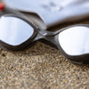 Schwimmbrille Tiger Titan Grau-Rot Gespiegeltes-Rauch Linsen Klein Zoggs 461094GYRDMSMS
