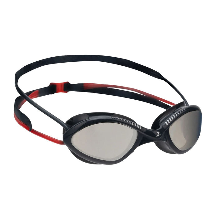 Schwimmbrille Tiger Titan Grau-Rot Gespiegeltes-Rauch Linsen Klein Zoggs 461094GYRDMSMS