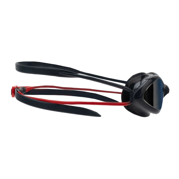 Schwimmbrille Tiger Titan Grau-Rot Gespiegeltes-Rauch Linsen Klein Zoggs 461094GYRDMSMS