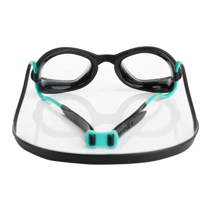Schwimmbrille Tiger Schwarz-Türkis Regular Zoggs 461095BKTQCLRR
