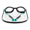Schwimmbrille Tiger Schwarz-Türkis Regular Zoggs 461095BKTQCLRR