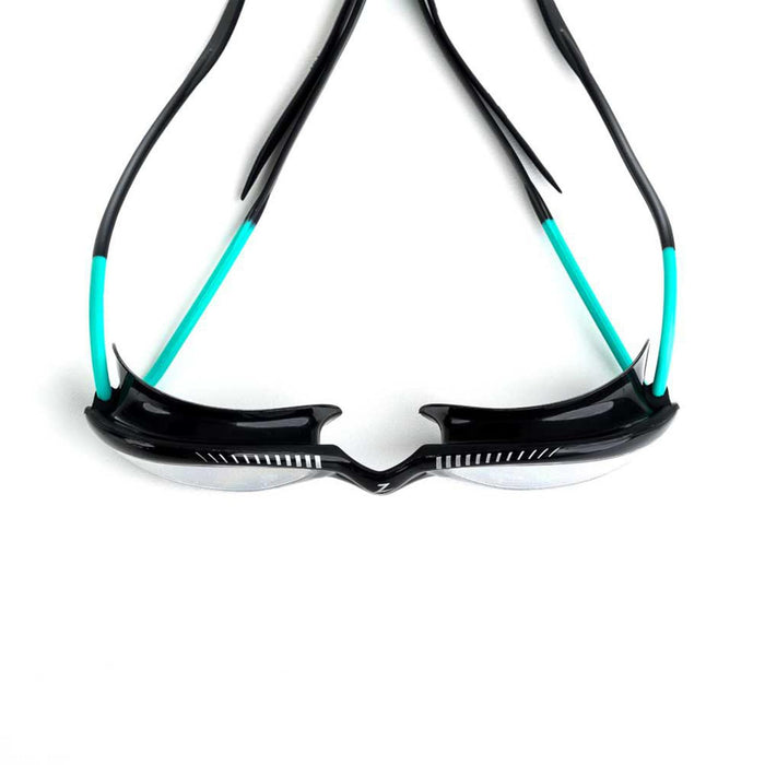 Schwimmbrille Tiger Schwarz-Türkis Klein Zoggs 461095BKTQCLRS