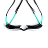 Schwimmbrille Tiger Schwarz-Türkis Klein Zoggs 461095BKTQCLRS