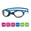 Schwimmbrille Tiger Blau-Weiß Regular Zoggs 461095BLWHCLRR