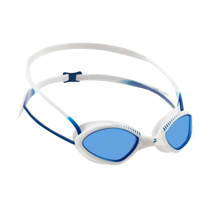 Schwimmbrille Tiger Weiß-Blau Tönung-Blau Linsen Regular Zoggs 461095WHBLTBLR