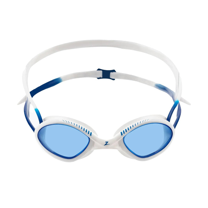 Schwimmbrille Tiger Weiß-Blau Tönung-Blau Linsen Regular Zoggs 461095WHBLTBLR