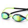 Schwimmbrille Fusion Air Titan Schwarz-Limette Gespiegeltes-Gold Linsen Zoggs 461106BKLMMGD