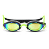 Schwimmbrille Fusion Air Titan Schwarz-Limette Gespiegeltes-Gold Linsen Zoggs 461106BKLMMGD
