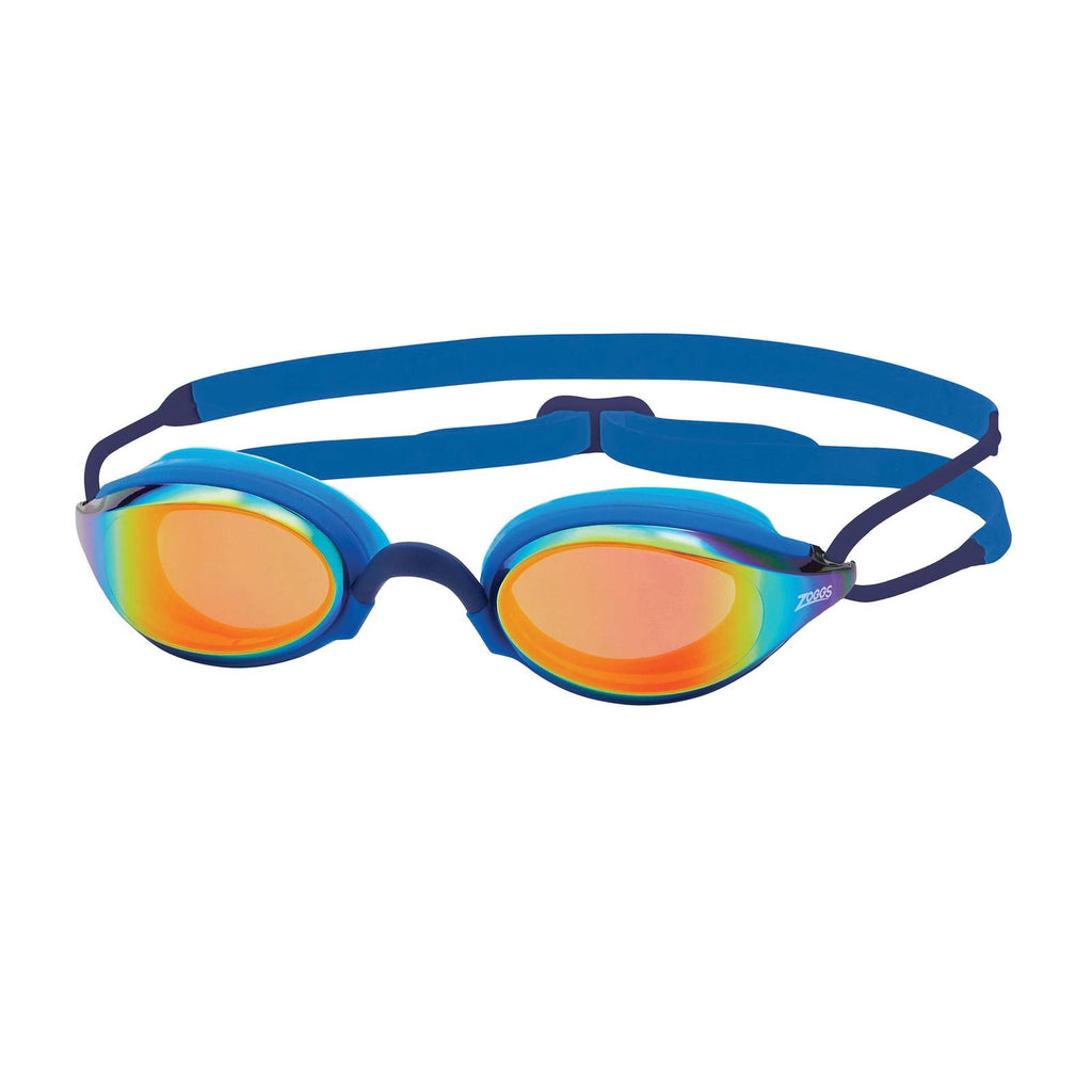 Schwimmbrille Fusion Air Titan Blau Gespiegeltes-Orange Linsen Zoggs 461106BLBLMOR