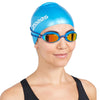 Schwimmbrille Fusion Air Titan Blau Gespiegeltes-Orange Linsen Zoggs 461106BLBLMOR