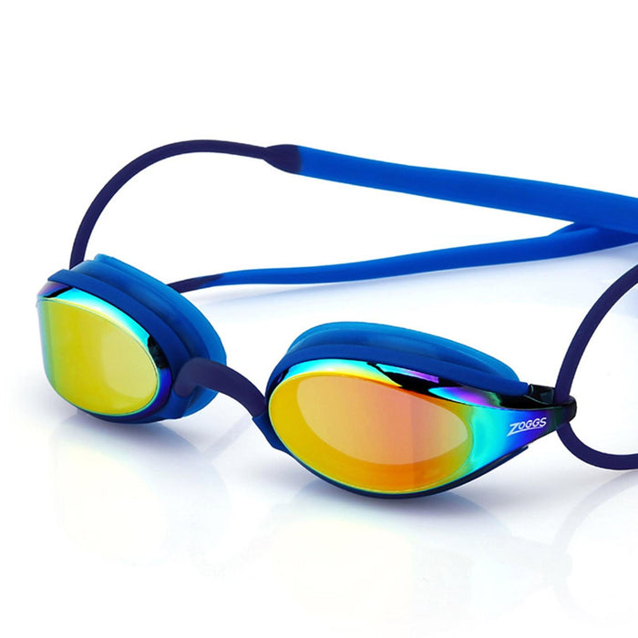 Schwimmbrille Fusion Air Titan Blau Gespiegeltes-Orange Linsen Zoggs 461106BLBLMOR