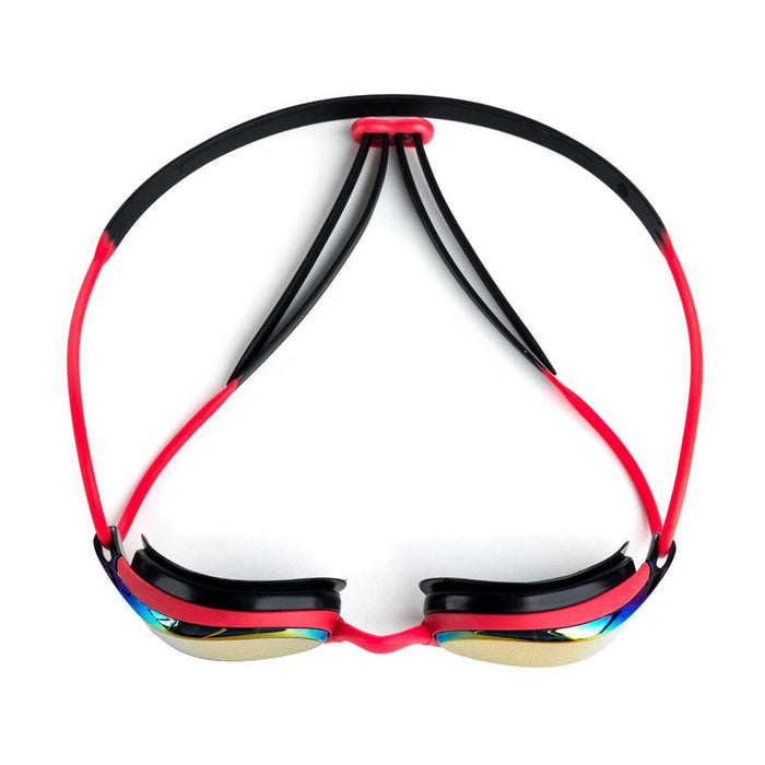 Schwimmbrille Fusion Air Titan Rot-Schwarz Gespiegeltes-Rot Linsen Zoggs 461106RDBKMRD
