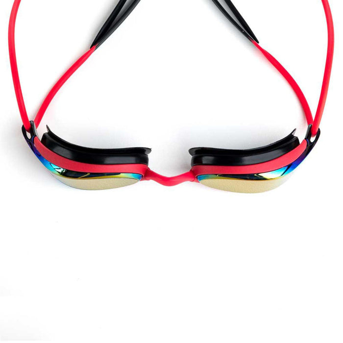 Schwimmbrille Fusion Air Titan Rot-Schwarz Gespiegeltes-Rot Linsen Zoggs 461106RDBKMRD