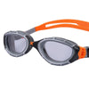 Schwimmbrille Predator Flex Reactor Grau-Orange-Rauch Standard Zoggs 461107GYORRSMR