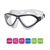 Schwimmmaske Horizon Flex Klar-Schwarz Zoggs 461108CLBKCLR