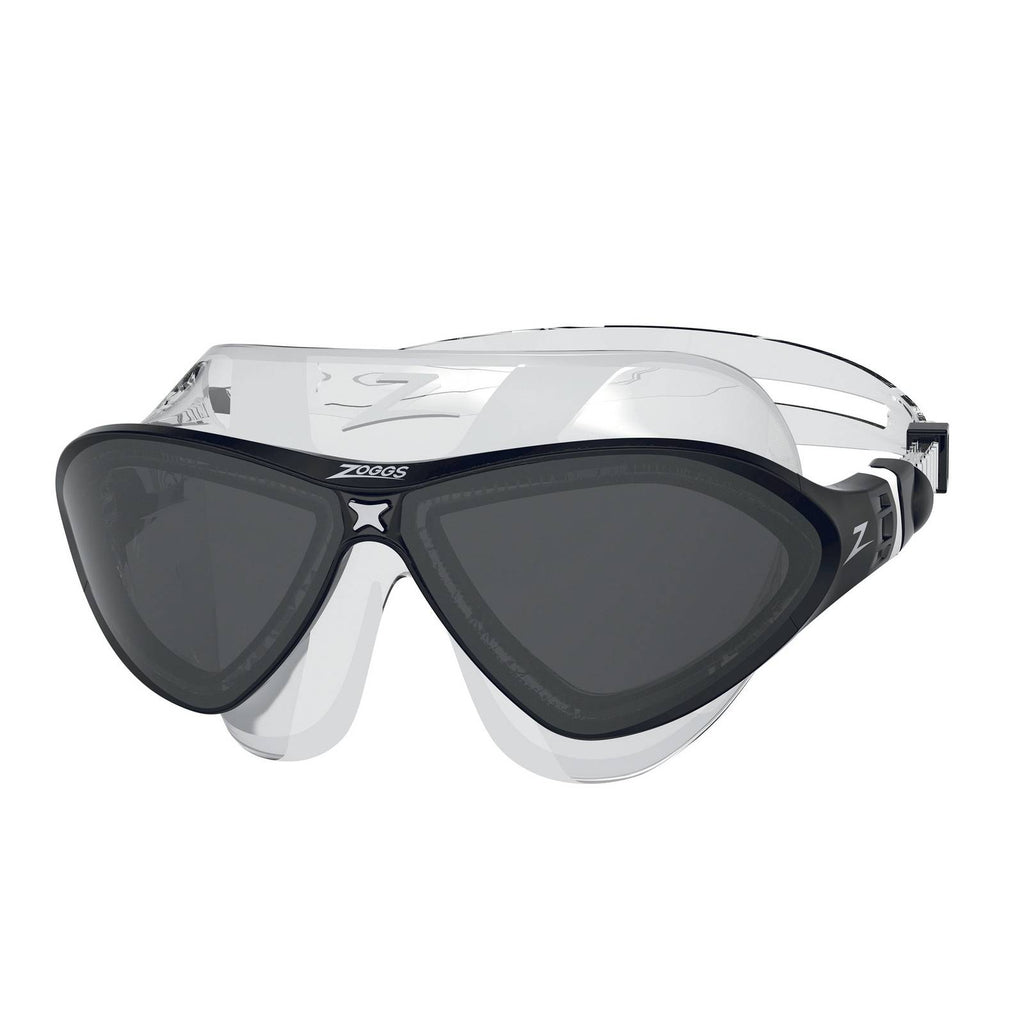 Schwimmmaske Horizon Flex Klar-Schwarz Getönt-Rauch Zoggs 461108CLBKTSM