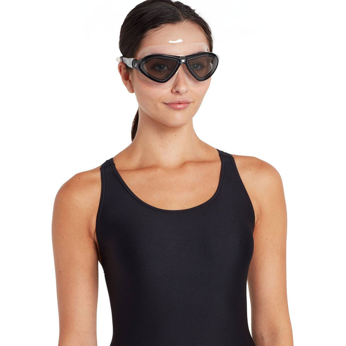 Schwimmmaske Horizon Flex Klar-Schwarz Getönt-Rauch Zoggs 461108CLBKTSM