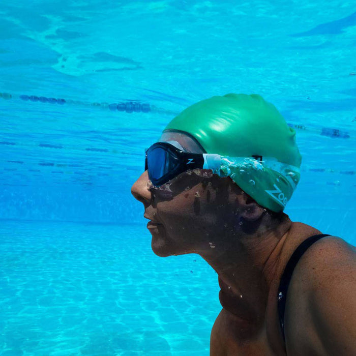 Schwimmmaske Horizon Flex Klar-Schwarz Getönt-Rauch Zoggs 461108CLBKTSM