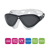 Schwimmmaske Horizon Flex Klar-Schwarz Getönt-Rauch Zoggs 461108CLBKTSM
