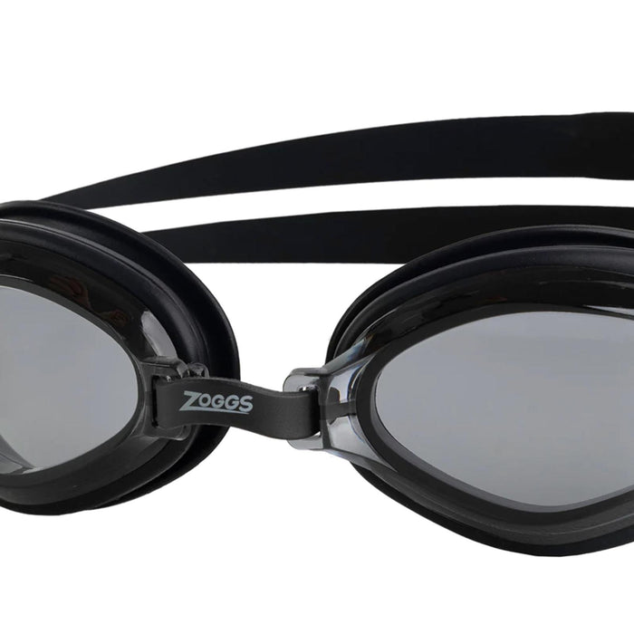 Schwimmbrille Endura Max Schwarz Getönte-Rauch Linsen Zoggs 461110BKBKTSM