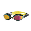 Schwimmbrille Endura Max Titan Schwarz-Gelb Spiegellinsen-Violett Zoggs 461111BKYLMVI