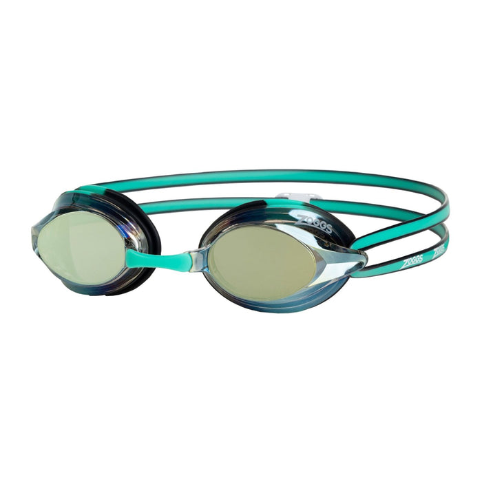 Schwimmbrille Racer Titan Grün-Schwarz Spiegellinsen-Gold Zoggs 461112GNBKMGD
